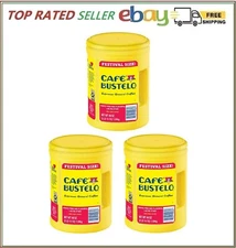 3 Pack - Café Bustelo Festival Size Dark Roast Ground Coffee, Espresso 46 oz.
