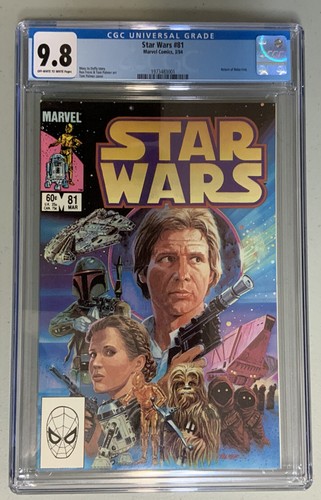 🔥Key Slabs🔥Star Wars #81 (1984)🔥CGC 9.8 Return of Boba Fett from Sarlacc Pit - Picture 1 of 4