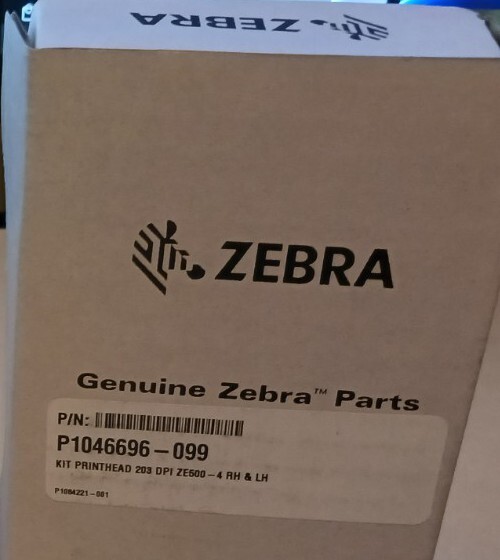 NEW GENUINE Zebra PrintHead Part P1046696099 203DPI ZE5004 RH & LH