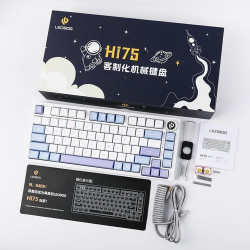 LEOBOG Hi75 Aluminum Alloy Wired Mechanical Keyboard (Astronaut) - Picture 11 of 35
