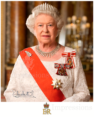 Queen Elizabeth II Portrait 2011 Signed 8x10 Photo REPRINT | eBay