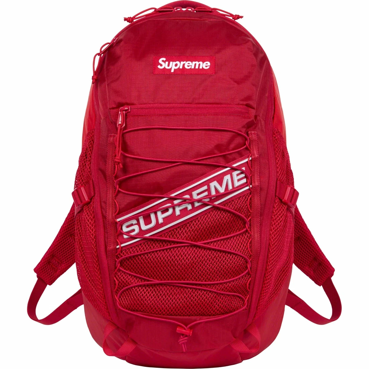 Sac à dos Supreme - Rouge, 3M réfléchissant, FW23B4 (tout neuf,  Deadstock, DS, NEUF AVEC ÉTIQUETTES) 888977975336