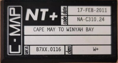 C-Map NT+ NA-C310.24 W+ February 17, 2011 Cape May to Winyah Bay
