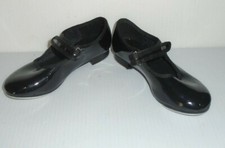 Kids Buckle Black Dance Tap Shoes Child Size 7.5