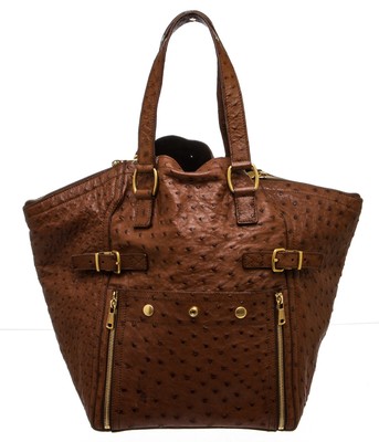 ysl ostrich bag