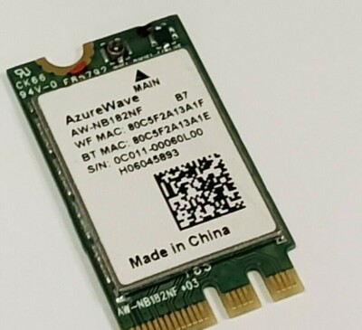 New Qualcomm Atheros QCNFA335 b/g/n BT PCIe NGFF 0C011-00060L00