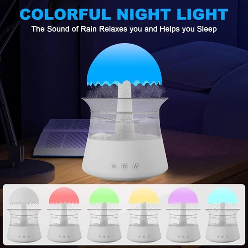 Rain Cloud Humidifier Water Drip Diffuser Aromatherapy Humidifier w/ 7 Colors US - Bild 18 von 44