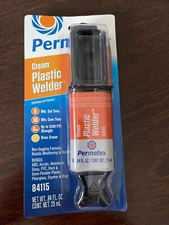 Permatex 84115 plastic welder epoxy bonds ABS glass PVC wood fast .84oz 25ml