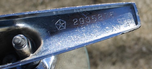 OEM 1969-1970 CHRYSLER IMPERIAL DRIVER LEFT SIDE VIEW CHROME MIRROR - Picture 14 of 24