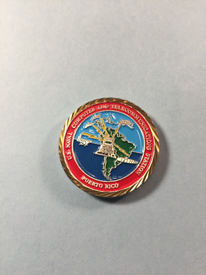 USN Challenge Coin - Computer & Telecommunications Station Puerto Rico numbered