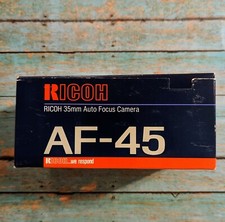 Vtg RICOH AF-45 DX AUTO 35mm Point Shoot Film Camera - Fixed Lens - Untested