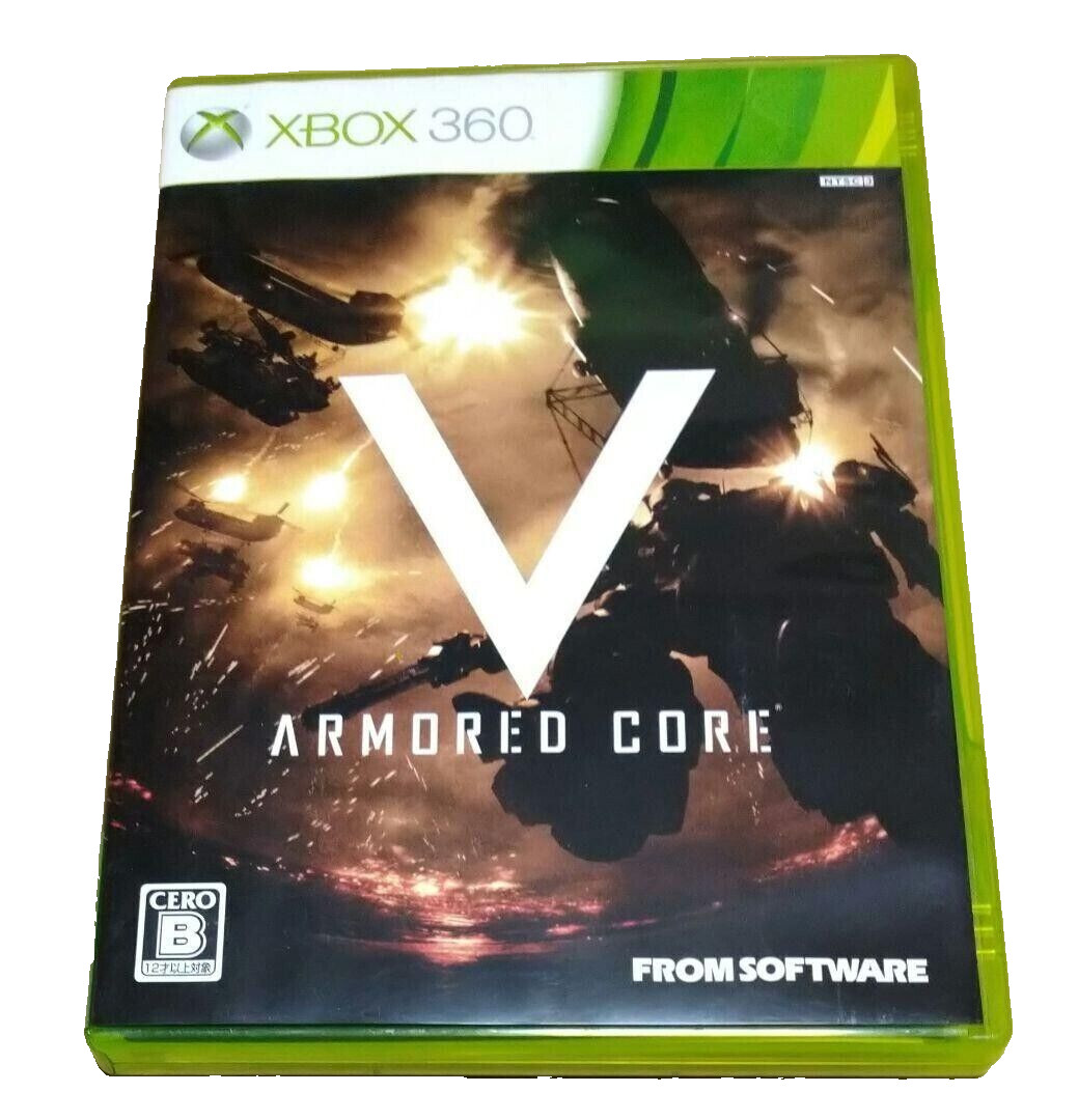 Armored Core V Xbox 360 Japan Import fromSoftware Mecha Action Game Testé