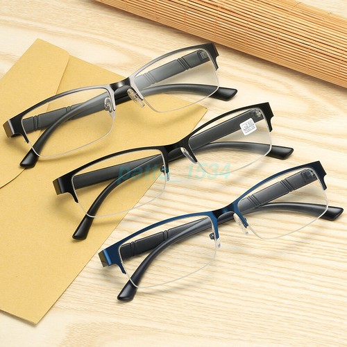 AU NEW Business Reading Glasses Metal Alloy Magnifying Eyeglasses Myopia glasses - Picture 3 of 19