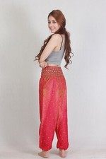 Haremshose Damen Herren Hippie Goa Yoga Festival Freizeit Aladin Pumphose Boho