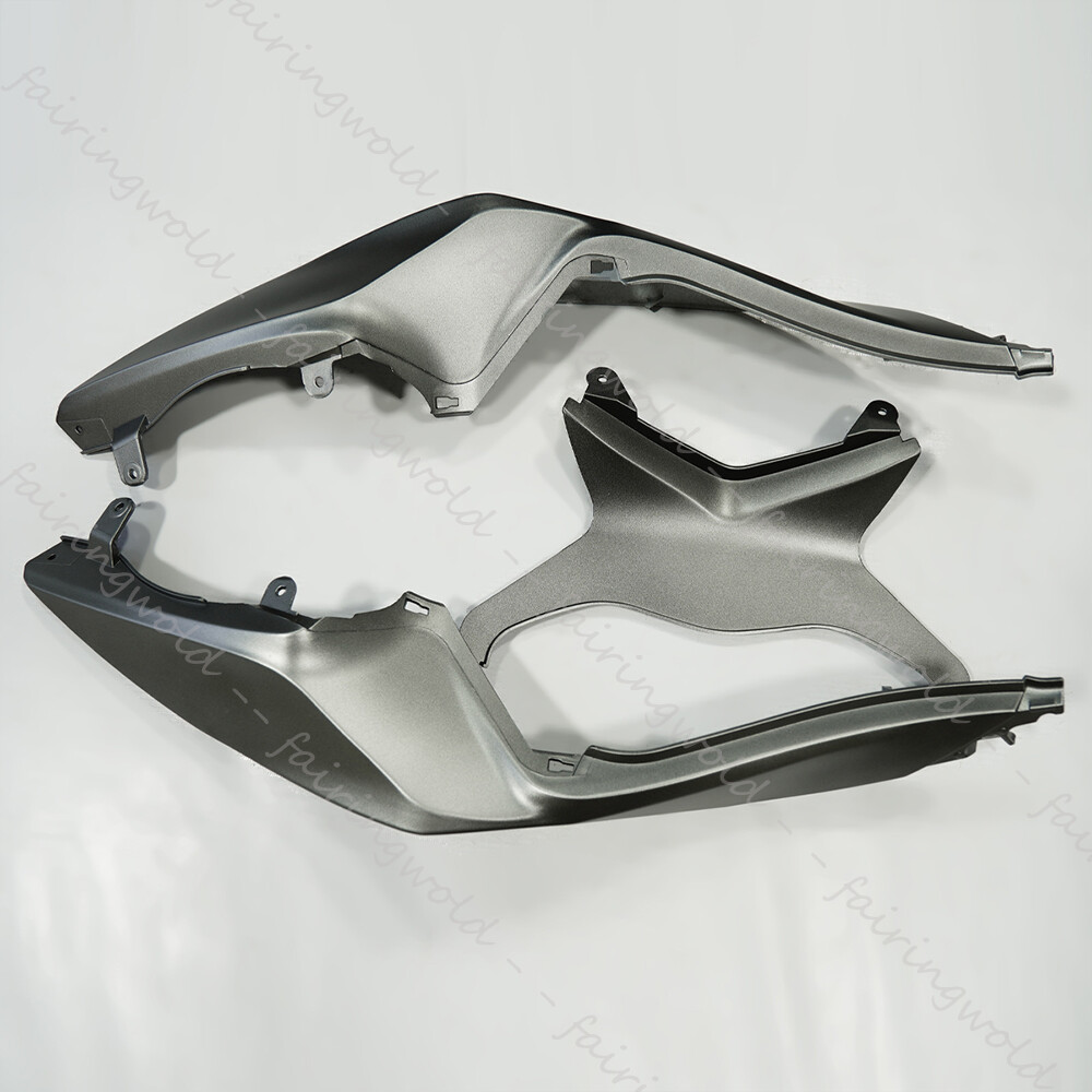 Metallic Silver Matte Black Fairing Kit For Kawasaki Ninja ZX6R