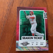 2021 Contenders Optic Green Anthony Rendon Angels 
