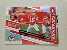 Patrick Mahomes II 2021 Donruss Elite Ascension Insert #A9 Kansas City Chiefs 
