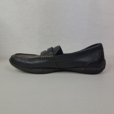 Born Simon Penny Loafers Pebbled‎ Black Leather Mens 9.5 UK 9 EU 42.5 Born Mens 9 M Simon H36903 Black Full Grain Leather Penny  main image 3
