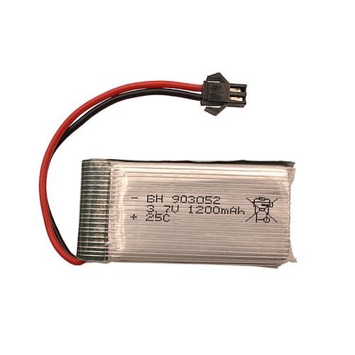 New 903052 1200mAh 3.7V SM Plug Battery For RC Helicopter Drone Toys - Picture 4 of 8