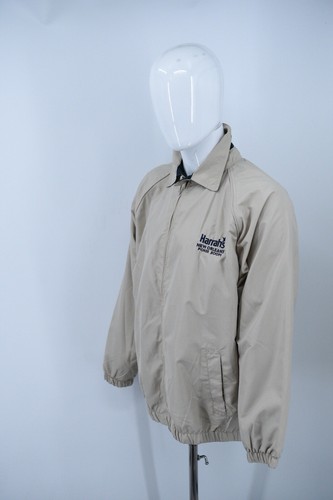 Harrah's New Orleans Poker Room Embroidered Harrington Jacket Tan - Mens Medium - Picture 7 of 15