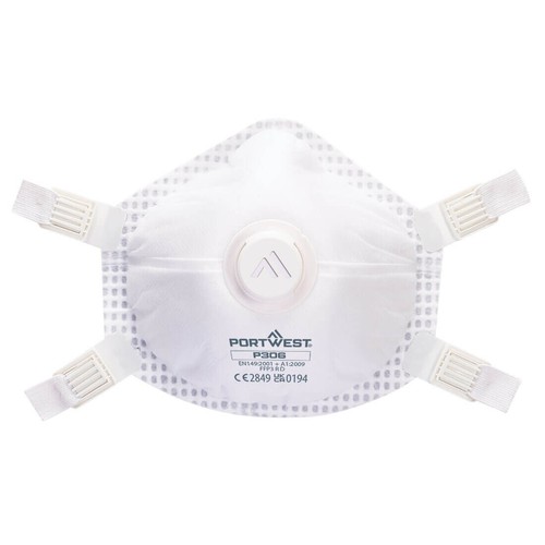 Portwest P306 FFP3 Ultimate Valved Reusable Respirator (Pk5) - Comfortable Fit - 第 1/1 張圖片