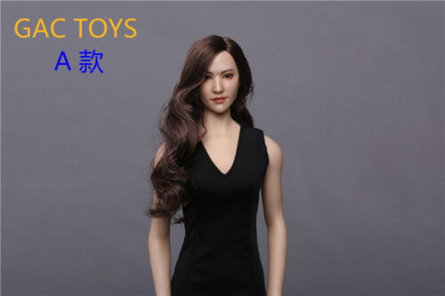 GACTOYS 1/6 GC015A curls Liu Yifei Crystal Liu star Head Sculpt no Figure body - Picture 1 of 5