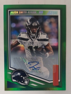 2025 Score Jaxon Smith-Njigba Signatures Green Auto Seahawks AU | eBay