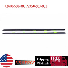 2pcs Door Weatherstrip For Honda Civic Ek 96-00 72410-s03-003 72450-s03-003