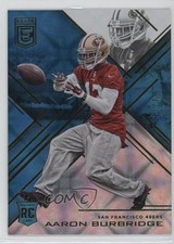 2016 Donruss Elite Elite Rookies Teal 47/75 Aaron Burbridge #154 12dm