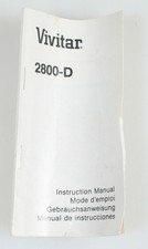 VIVITAR 2800 D MANUAL