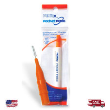 Interdental Brush Cylindrical Design 12 Count Oral Cleaning Dental Care Aid