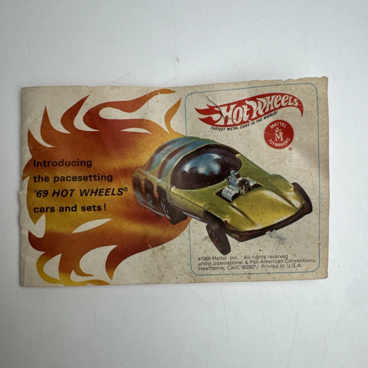 Hot Wheels Catalog In Vintage Manufacture Diecast Cars, Trucks