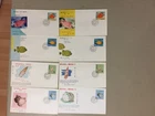 Eight RYU KYU Japan MARINE LIFE fdc.Ech two same stamp,diff pictures