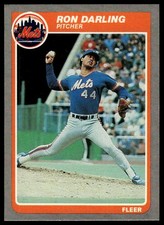 1985 Fleer #76 Ron Darling NRMT+