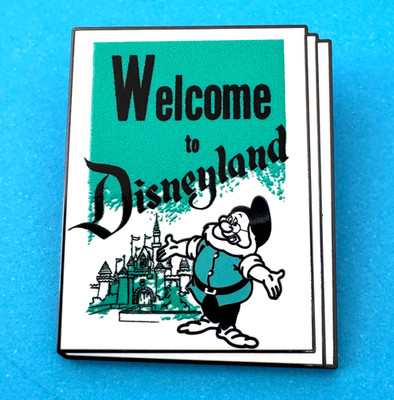 Disneyland 70th Anniversary Pin Vintage Front Gate Info Flyer LE 1500 PP181632