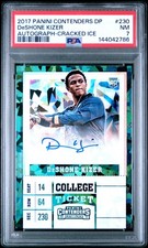 2017 CONTENDERS DRAFT PICKS AUTO-CRACKED ICE #230 DESHONE KIZER 23/23 PSA 7