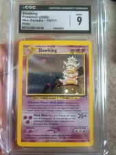 CGC 9  Slowking 2000 14/111 Neo Genesis Holo  Pokemon Card 