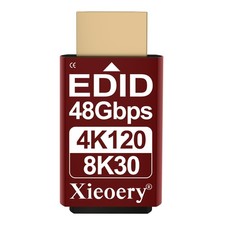 xieoery 48Gbps HDMI Dummy Plug - True 8K 3840x2160 120Hz, 4k120Hz -1p