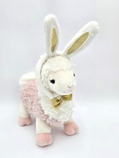 F.A.O. Schwarz Cheers For Ears Llama Plush Stuffed Animal w/ Bunny Ears 12"
