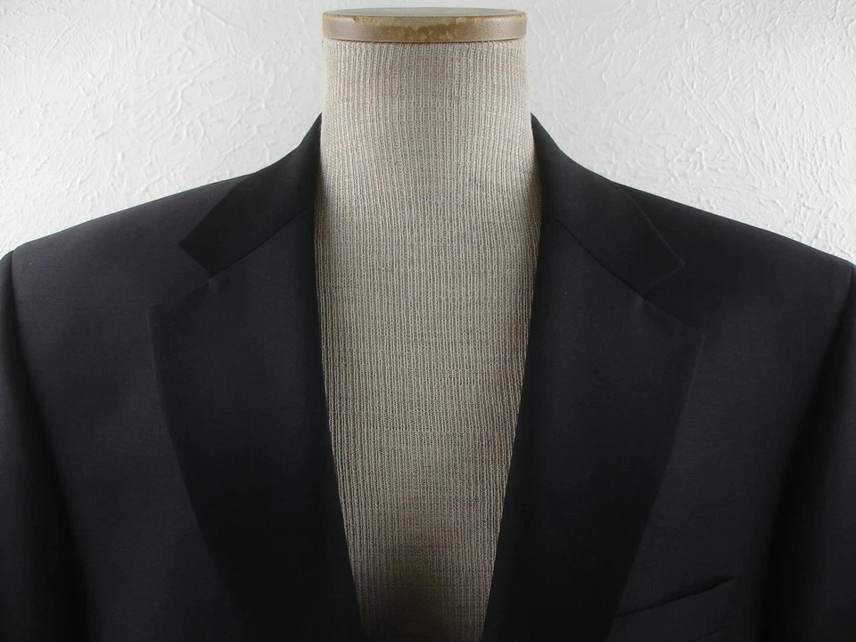 Men's 42S Jos. A Bank 2-Pc Formal Wear Tuxedo Notch Suit Black Pants 35 X 30 NEW - Image 3 of 4