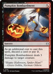 Pumpkin Bombardment 139/314 Marvel's Spider-Man MTG Common