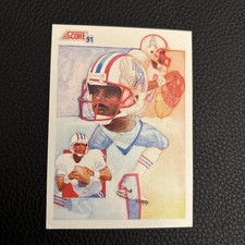 1991 Score - The Leader Warren Moon #330