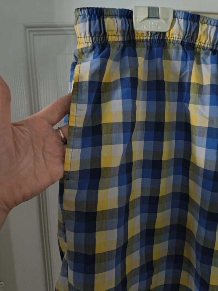 Boxers Croft and Barrow para hombre talla XL 38 cintura cordón bolsillos cuadros  Foto 3 de 4