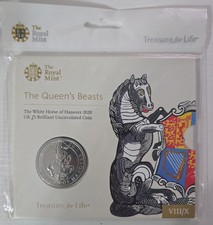 Royal Mint 2020 White Horse of Hanover £5 Coin Five Pound Coin BUNC