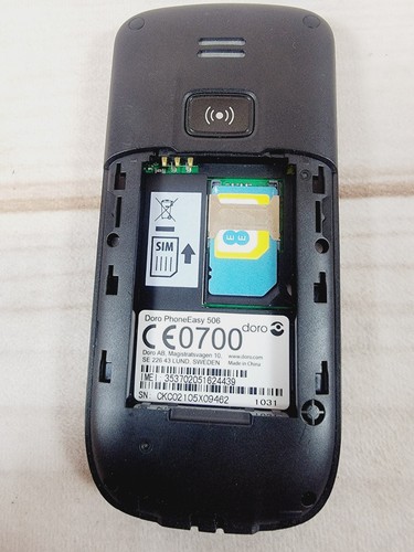 Doro PhoneEasy 506 - Black Cellular Phone Tested Needs Sim Card - Picture 6 of 14