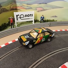 Scalextric Ford Escort XR3i. C390. Bosch Shell Black No 16. Vintage Slot Car.