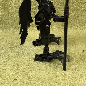 LEGO Bionicle VEZON Figure Only From Set # 8764 but w/ CUSTOM REPLACEMENT CAPE