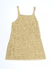 Womens UK Size S Ghanda Pinafore/Dungaree Dress