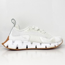 Reebok Womens Zig Dynamica GX7063 White Running Shoes Sneakers Size 9.5