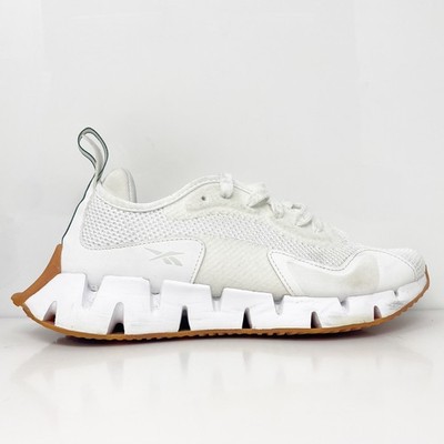 Reebok Womens Zig Dynamica GX7063 White Running Shoes Sneakers Size 9.5